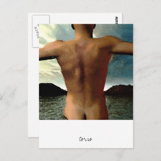 Torso Postkarte (Vorne/Hinten)