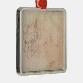 Torso-Studie Ornament Aus Metall (Rechts)