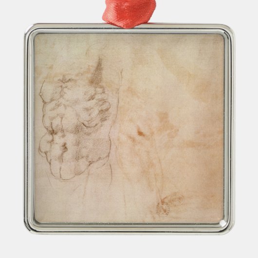 Torso-Studie Ornament Aus Metall (Vorne)