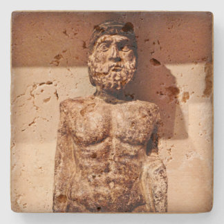 Torso-Travertin-Untersetzer Steinuntersetzer