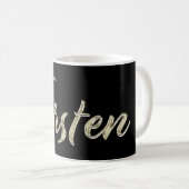 Torsten Name whitegold Tasse Teetasse Kaffeetasse (VorderseiteRechts)