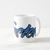 Torsten Vorname Name blue Tasse Kaffeetasse (VorderseiteRechts)
