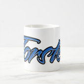 Torsten Vorname Name blue Tasse Kaffeetasse (Mittel)