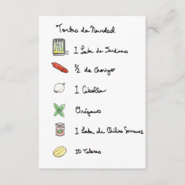 Tortas de Navidad / Christmas Mexican Sandwich Einladung