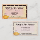 Torte ~ Bäckerei-Visitenkarte Visitenkarte (Vorne/Hinten)