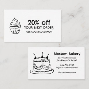 Torte Cupcake Bäckerei Dessert Catering Belohnunge Rabattkarte