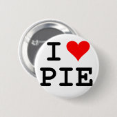 Torte der Liebe I (schwarze Beschriftung) Button (Vorne & Hinten)