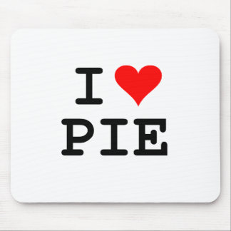Torte der Liebe I (schwarze Beschriftung) Mousepad