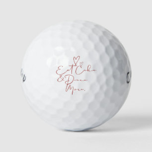 Torte essen & mehr tanzen   Hochzeitsgeschenke im  Golfball