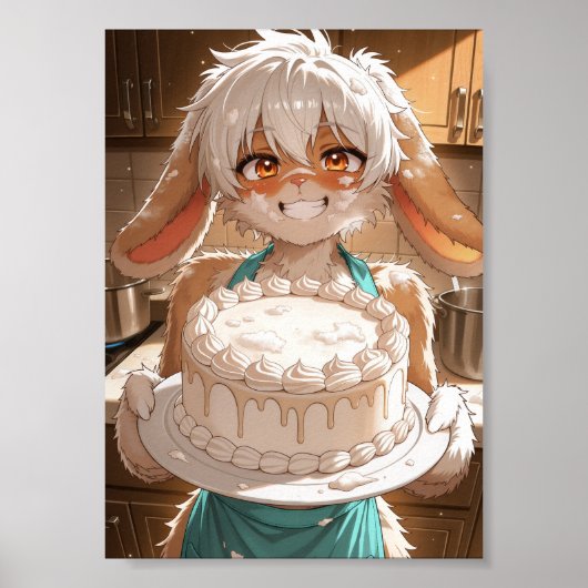 Torte Hase 1 Poster (Vorne)