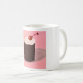Torte mit Kirsche obendrauf Kaffeetasse (VorderseiteRechts)