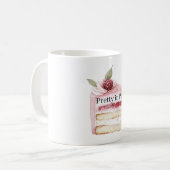 Torte Pretty in Pink Kaffeetasse (Vorderseite Links)