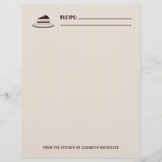 Torte Stück Flyer (Vorne)