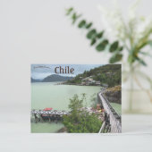 Tortel Walkways im Chile Postkarte (Stehend Vorderseite)