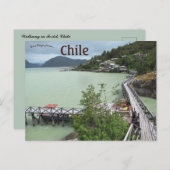 Tortel Walkways im Chile Postkarte (Vorne/Hinten)