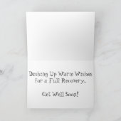 "Tortellini" Get Well Card Karte (Innenseite)