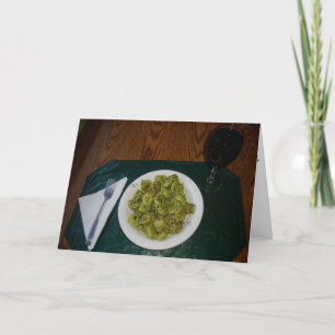 "Tortellini" Get Well Card Karte