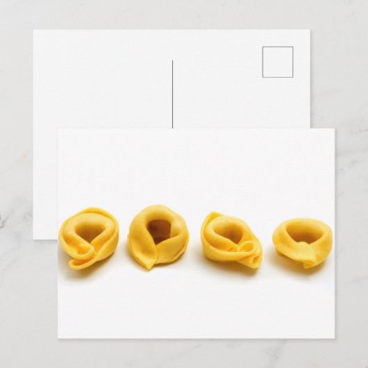 Tortellini Postkarte (Vorne/Hinten)