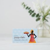 Torten-Bäcker-Visitenkarten Visitenkarte (Stehend Vorderseite)