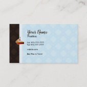 Torten-Bäcker-Visitenkarten Visitenkarte (Rückseite)