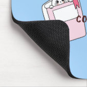 Torten Bücher Kaffee Mousepad (Ecke)