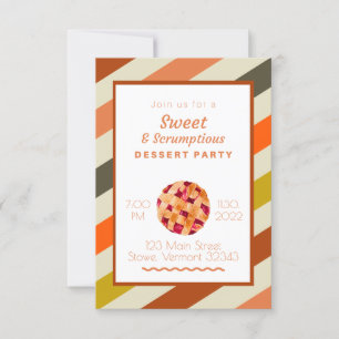 Torten-Dessert-Party Einladung