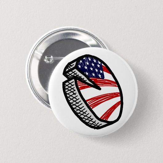 Torten-Knopf Button (Vorne & Hinten)