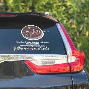 Torten-Pop-Cookies-Logo-Bäckerei-Geschäftsauto-Auf Aufkleber
