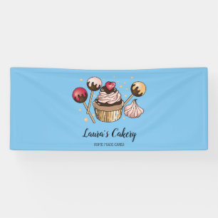 Torten & Süßigkeiten Cupcake Heim-Bäckerei Gebäck Banner
