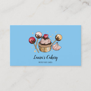 Torten & Süßigkeiten Cupcake Heim Bäckerei Gebäck Visitenkarte