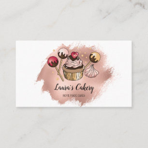 Torten & Süßigkeiten Cupcake Home-Bäckerei Drippin Visitenkarte