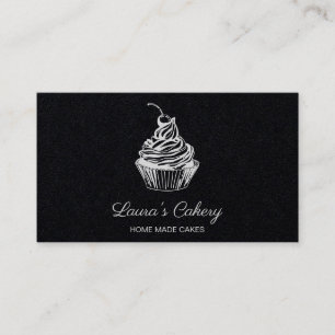 Torten Süßigkeiten Cupcake Home-Bäckerei Mädchenha Visitenkarte