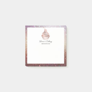 Torten & Süßigkeiten Cupcake Home Bäckerei Rustika Post-it Klebezettel