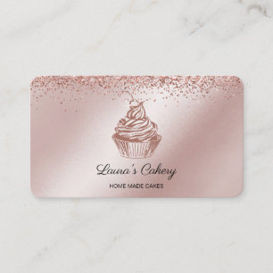 Torten & Süßigkeiten Cupcake Home-Bäckerei tropfen Visitenkarte