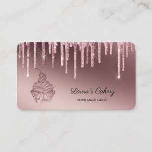 Torten & Süßigkeiten Cupcake Home Bäckerei tropfen Visitenkarte