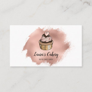 Torten & Süßigkeiten Cupcake Home-Bäckerei tropfen Visitenkarte