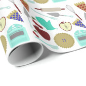 Torten-Thema-Packpapier Geschenkpapier (Rolleneckpunkt)