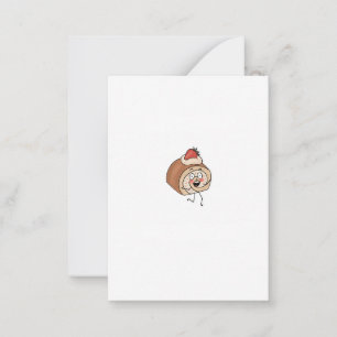 Torten Thema, Torten Design Mitteilungskarte