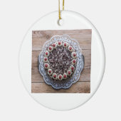 Tortengattel für Süßwaren Keramik Ornament (Links)