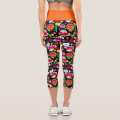 Tortenkuchen Capri Leggings (Rückseite)