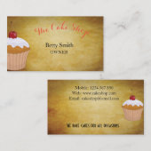 Tortenladen Visitenkarte (Vorne/Hinten)