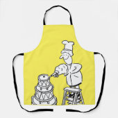 Tortenmacher dekorieren Riesenkuchen Schürze (Vorderseite)