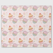 Tortenmuster Geschenkpapier (Flach)