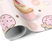 Tortenmuster Geschenkpapier (Rolleneckpunkt)
