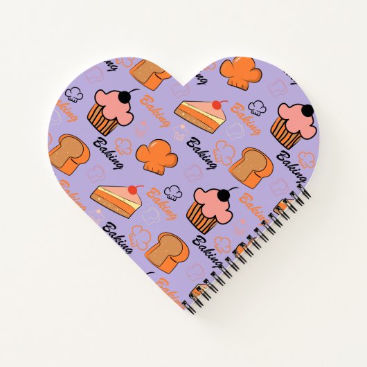 Tortenmuster Notizblock (Rückseite)