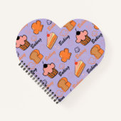 Tortenmuster Notizblock (Vorderseite)