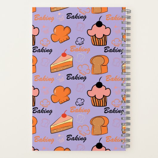 Tortenmuster Notizblock (Rückseite)