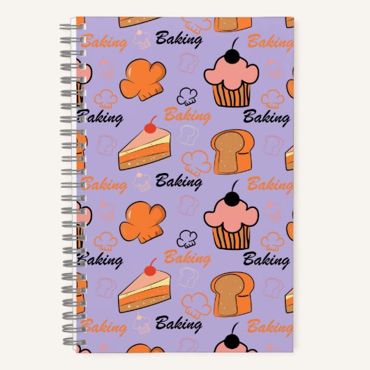Tortenmuster Notizblock (Vorderseite)