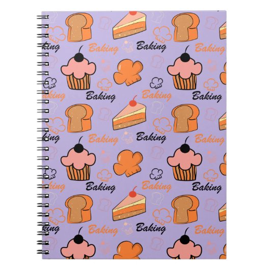 Tortenmuster Notizblock (Vorderseite)