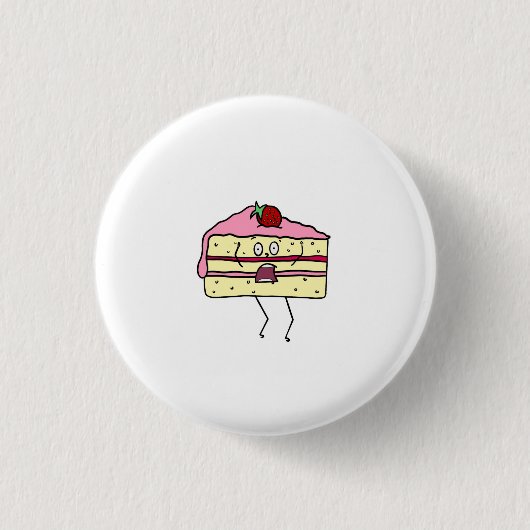 Tortenscheibe, Tortenthema Button (Vorderseite)